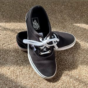 VANS Authentic Canvas Skate Shoes Black